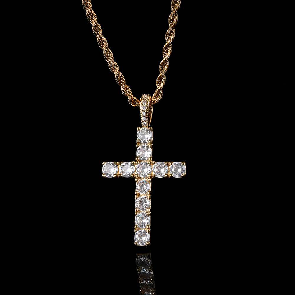 Cross necklace | Gold Maya Henry Jewelry