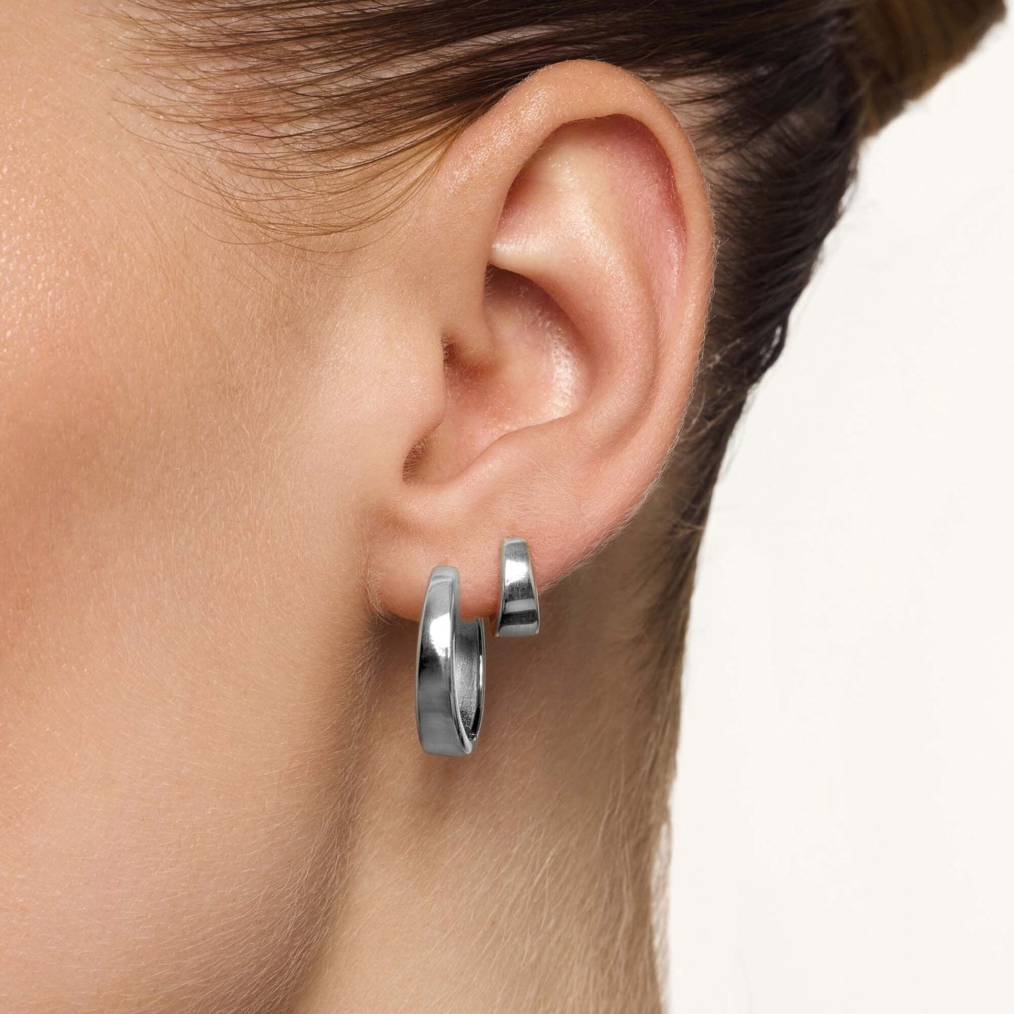 Gia Hoops | White Gold Maya Henry Jewelry