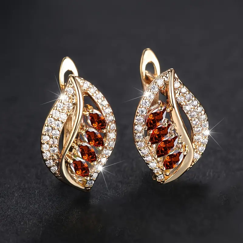 Isola Rosavere Earrings | Gold Maya Henry Jewelry