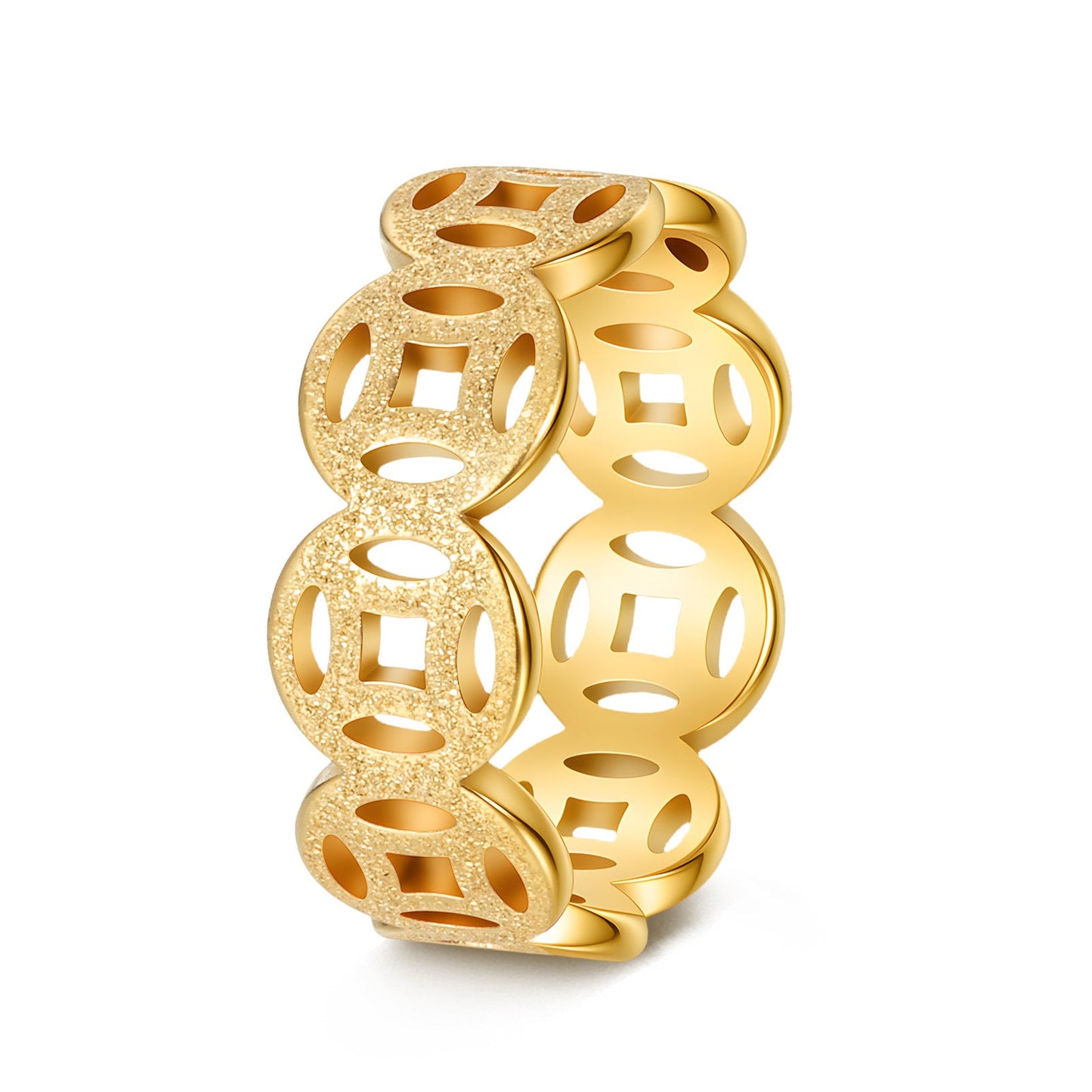 Ella Classic Pattern Ring | Gold Maya Henry Jewelry