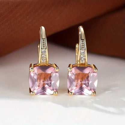 Mystic Stone Hoop Earrings | Gold Maya Henry Jewelry