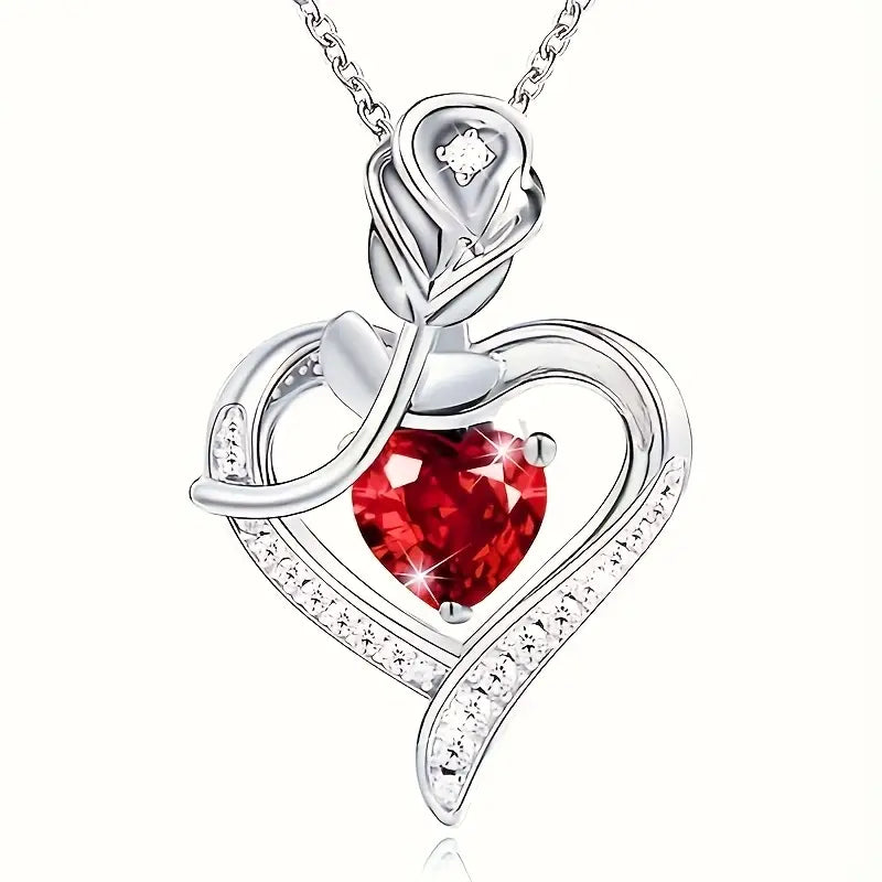 Rosira Emberveil Necklace | White Gold Maya Henry Jewelry