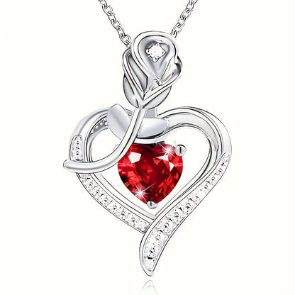 Rosira Emberveil Necklace | White Gold Maya Henry Jewelry