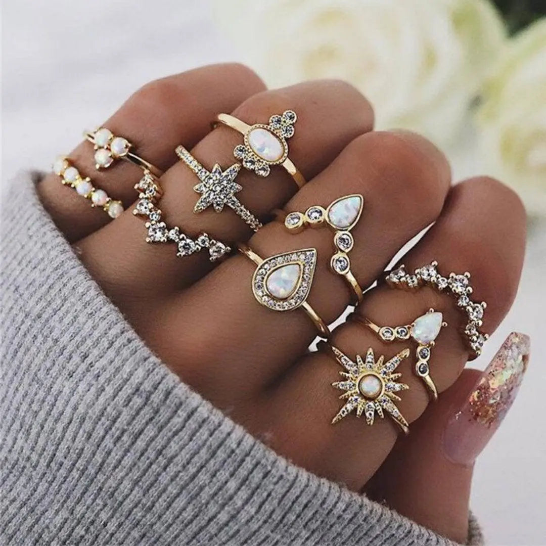 Unique Pack with 8 to 12 Rings Maya Henry Jewelry