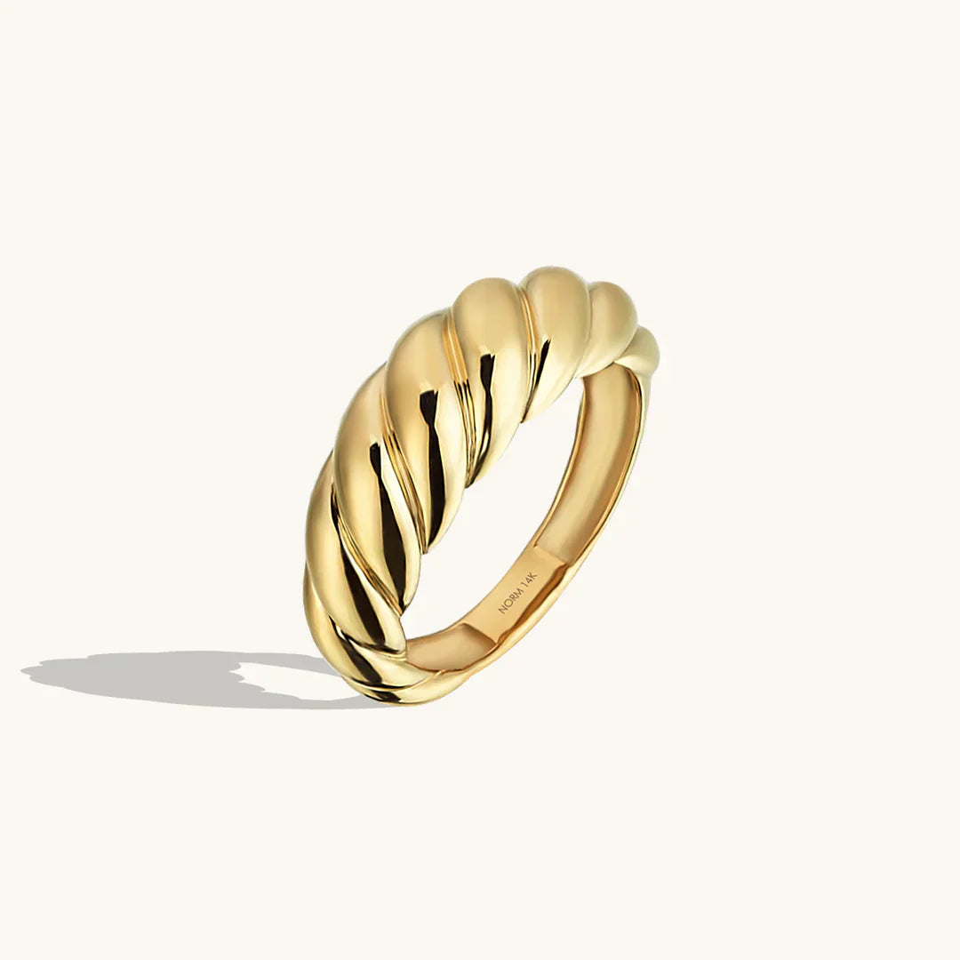 Croissant Ring | White Gold Maya Henry Jewelry