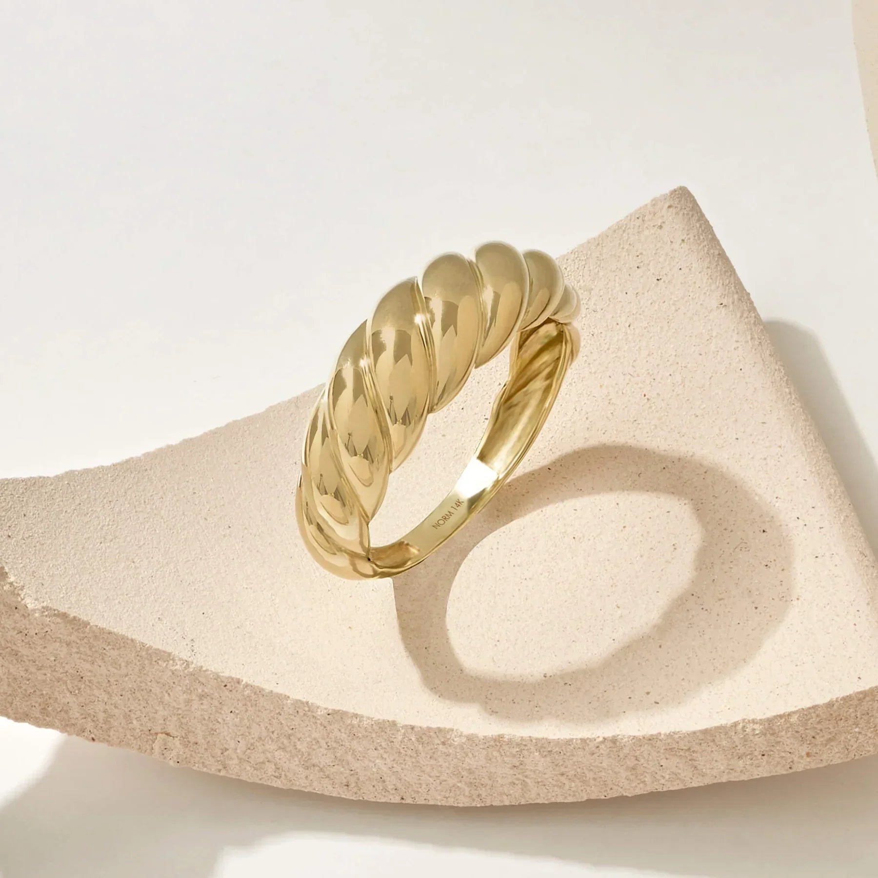 Croissant Ring | Gold Maya Henry Jewelry