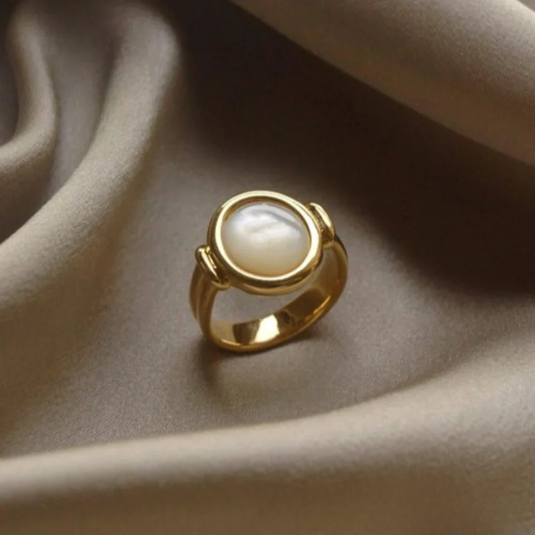 Chic Pearl Elegance Ring Maya Henry Jewelry