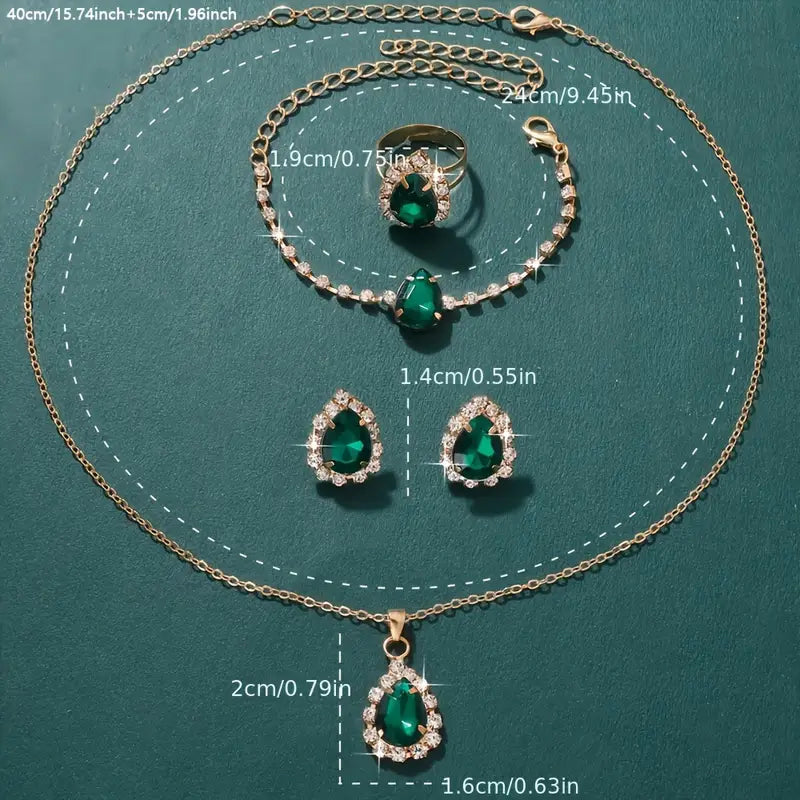 Elisandre Vermont Jewelry Set | Gold Maya Henry Jewelry
