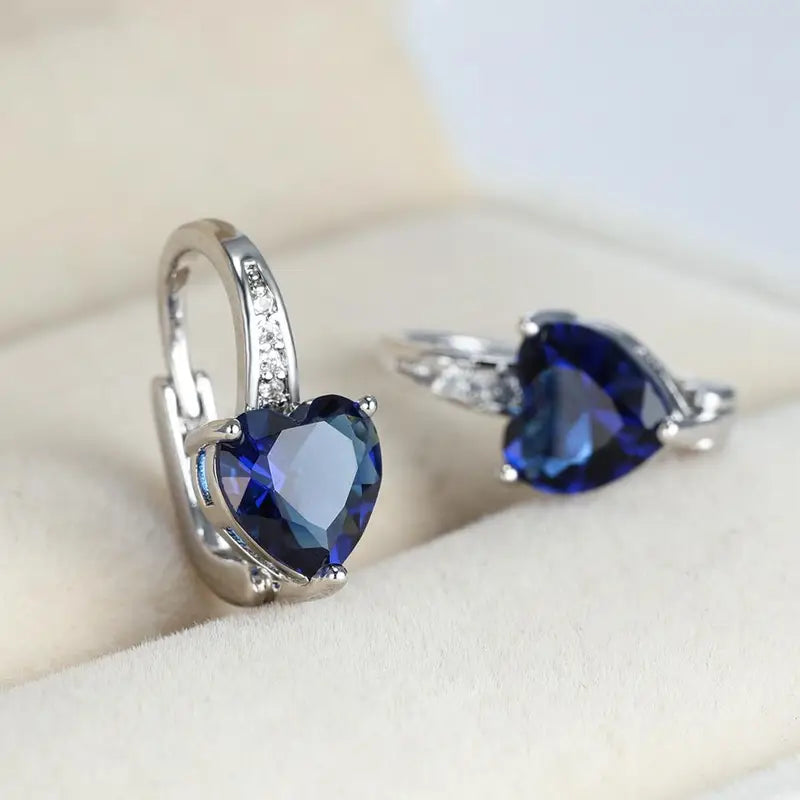 Lunara Cerestelle Earrings | White Gold Maya Henry Jewelry