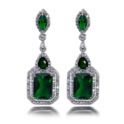 Clarion Verdancia Earrings | White Gold Maya Henry Jewelry