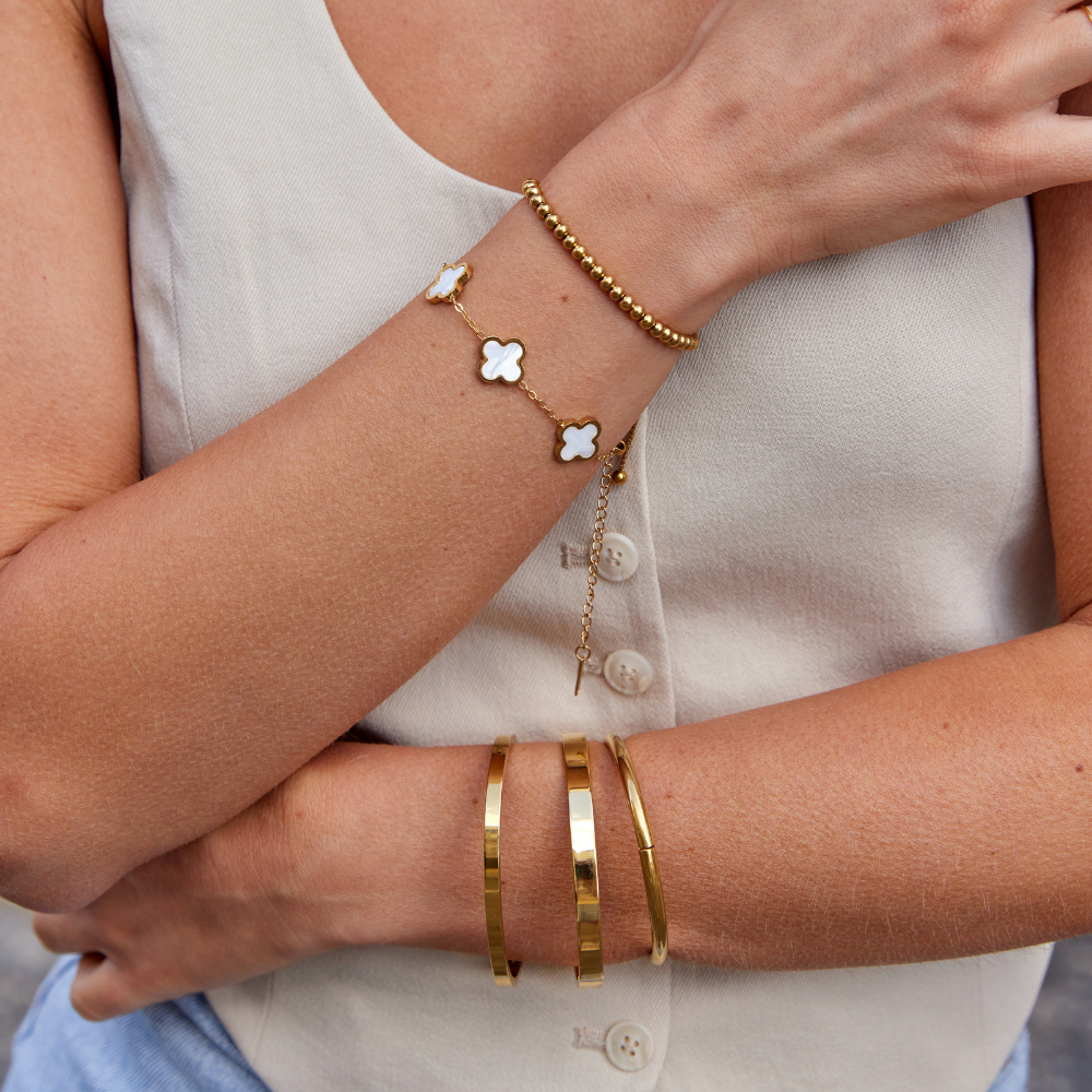 Lily Gold Bangle Maya Henry Jewelry