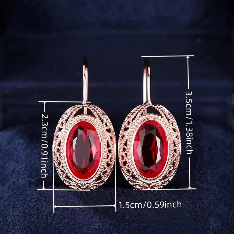 Talessia Rougefort Earrings | Rose Gold Maya Henry Jewelry