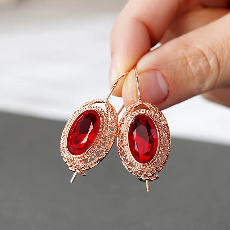 Talessia Rougefort Earrings | Rose Gold Maya Henry Jewelry