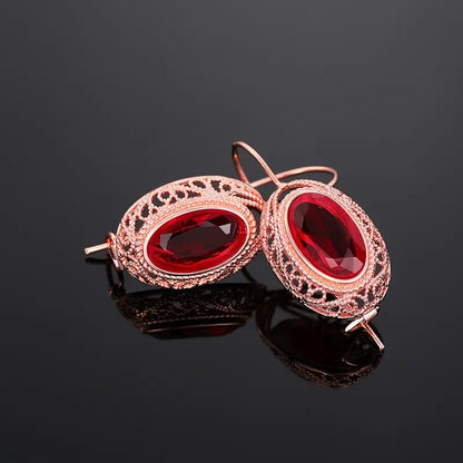 Talessia Rougefort Earrings | Rose Gold Maya Henry Jewelry