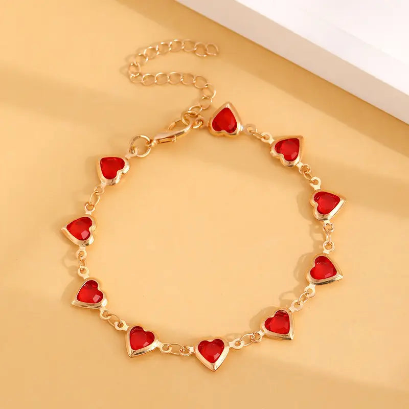 Ophelyra Garnetelle Bracelet | Gold Maya Henry Jewelry