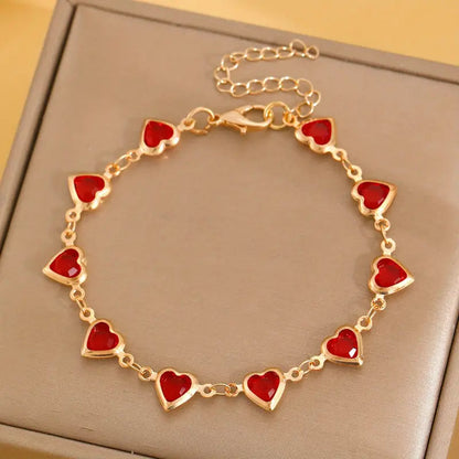 Ophelyra Garnetelle Bracelet | Gold Maya Henry Jewelry