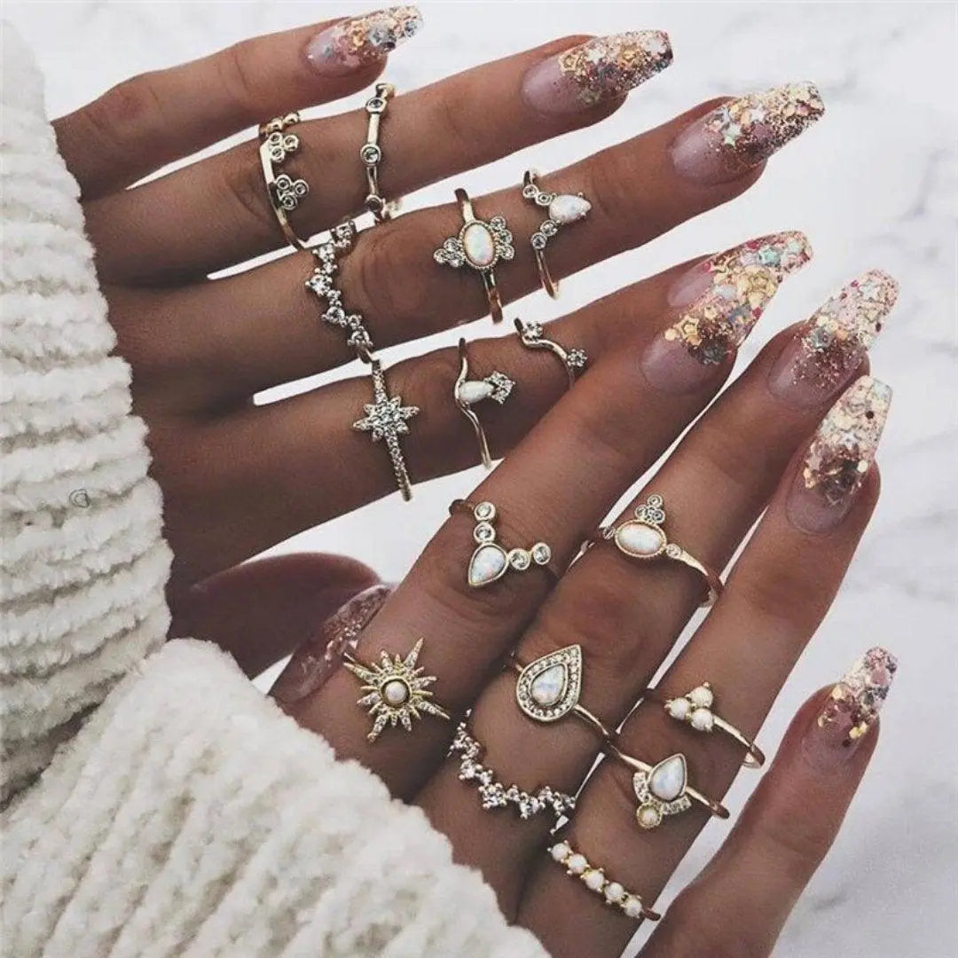 Unique Pack with 8 to 12 Rings Maya Henry Jewelry