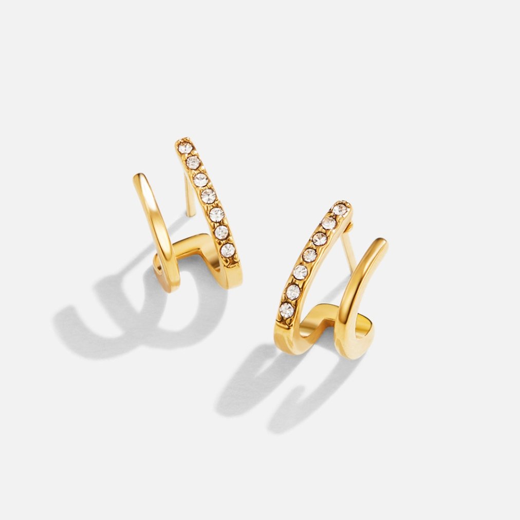 Claw Crystal Earrings Maya Henry Jewelry