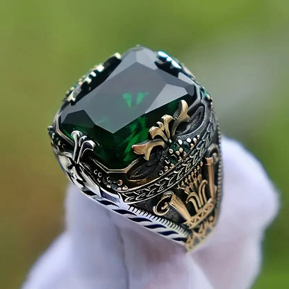 Klara Emerin Ring | Mixed Gold Maya Henry Jewelry