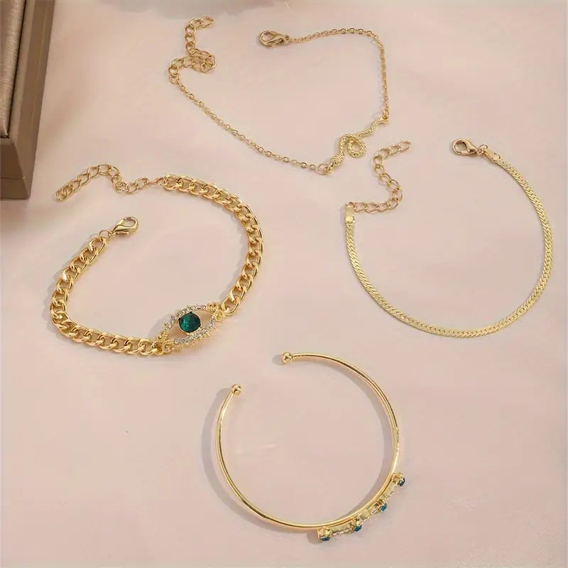 Serpina Veyra Bracelet Set | Gold Maya Henry Jewelry