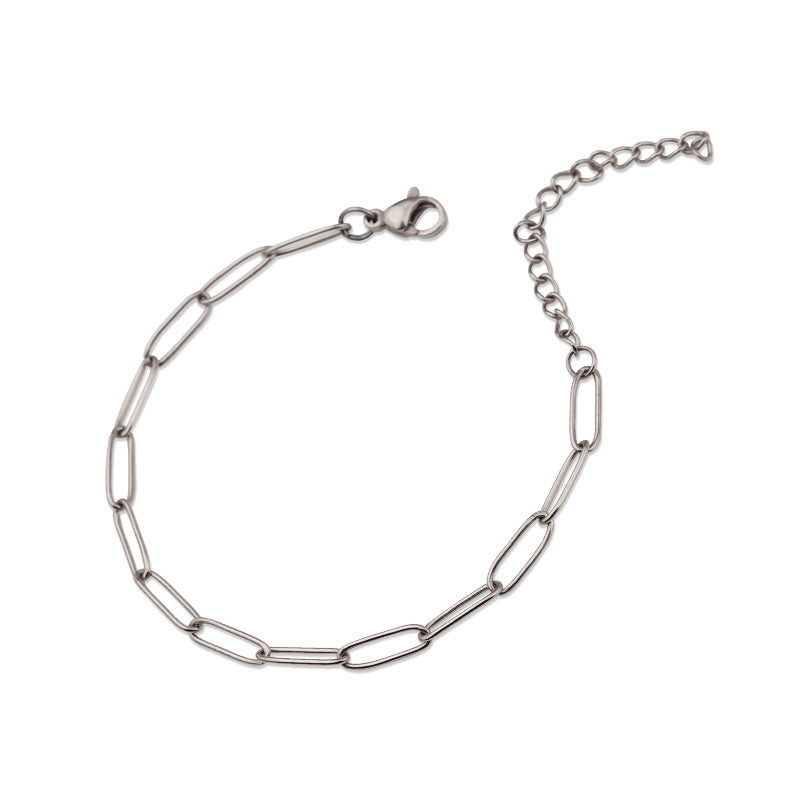 Venice Link Bracelet | White Gold Maya Henry Jewelry
