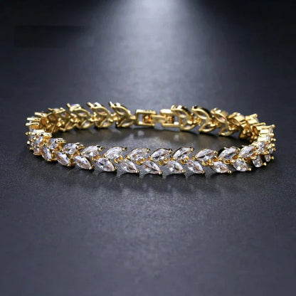 Nemorina Foliora Bracelet | Rose Gold Maya Henry Jewelry