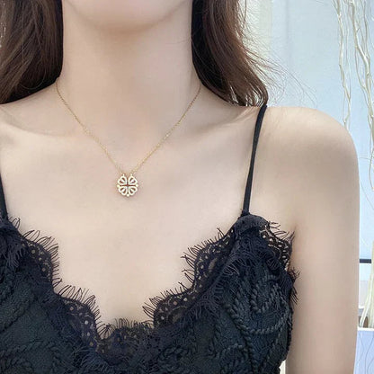 Amora Quadrifolia Necklace | Gold Maya Henry Jewelry