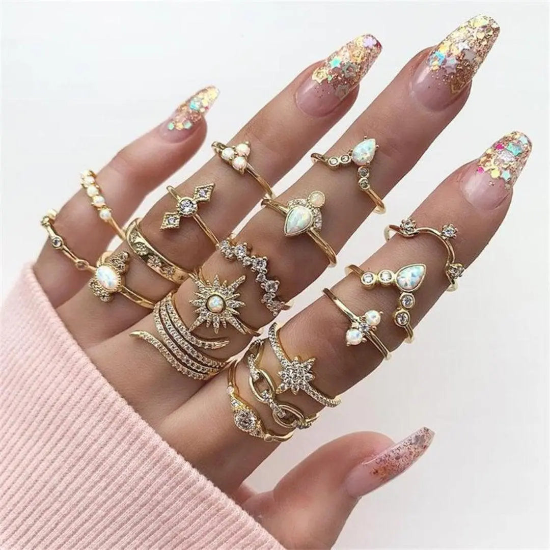 Unique Pack with 8 to 12 Rings Maya Henry Jewelry