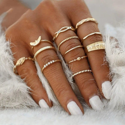 Unique Pack with 8 to 12 Rings Maya Henry Jewelry