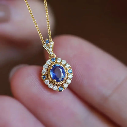 Jesmira Duskraine Necklace | Gold Maya Henry Jewelry