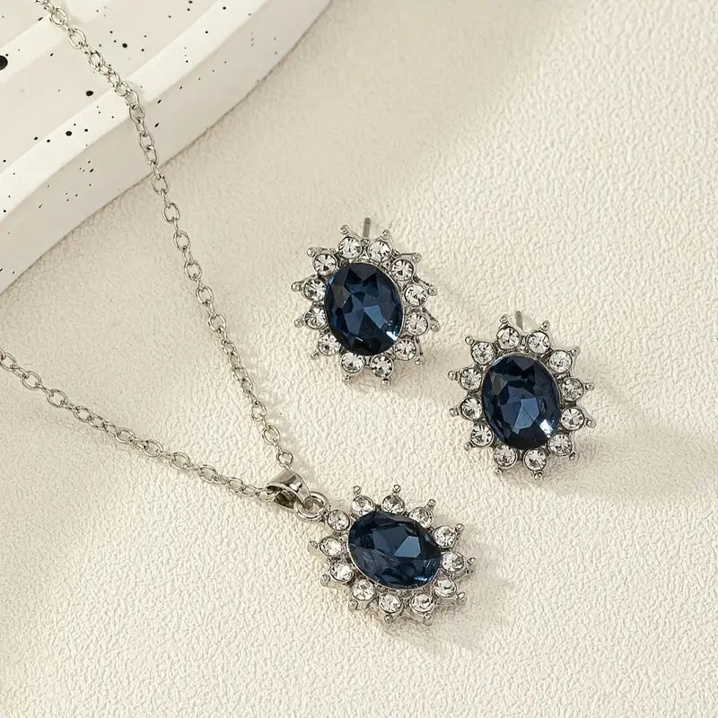 Katya Azuryn Jewelry Set | White Gold Maya Henry Jewelry