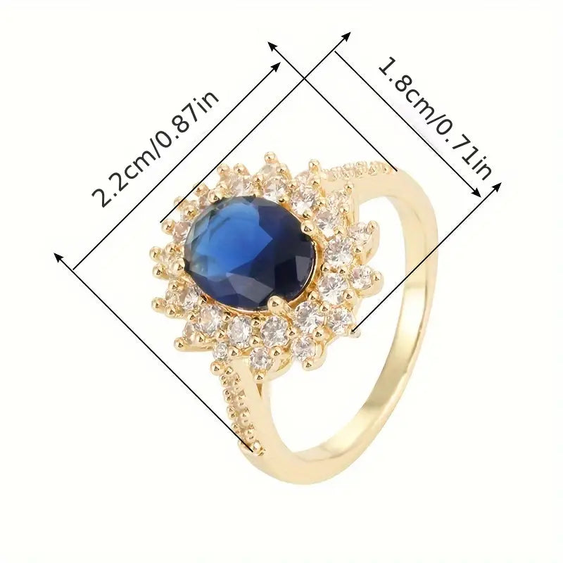 Vionne Saphirae Ring | White Gold Maya Henry Jewelry