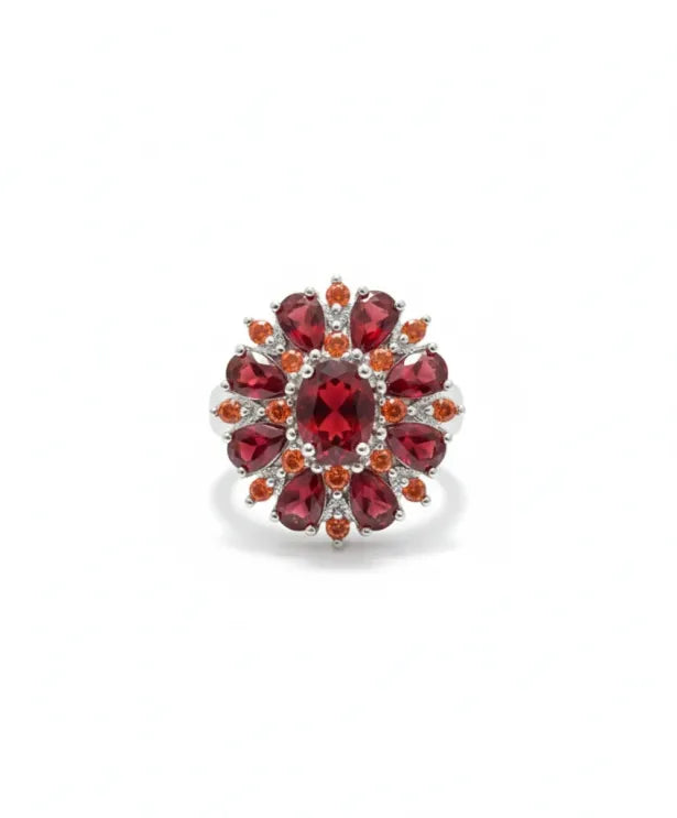 Scarlet Petal Ring | Gold Maya Henry Jewelry