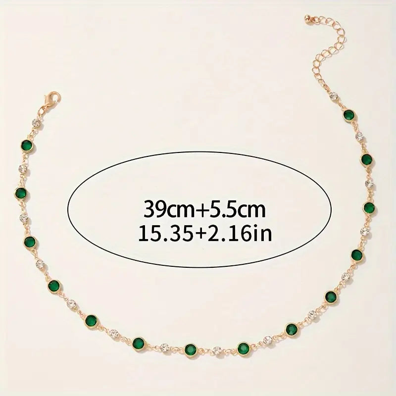 Emerald Green Pendant Necklace Maya Henry Jewelry