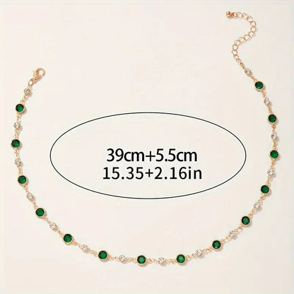 Emerald Green Pendant Necklace Maya Henry Jewelry