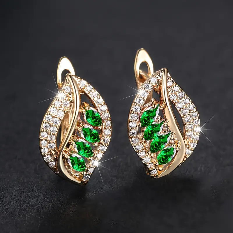 Isola Verdancia Earrings | Gold Maya Henry Jewelry