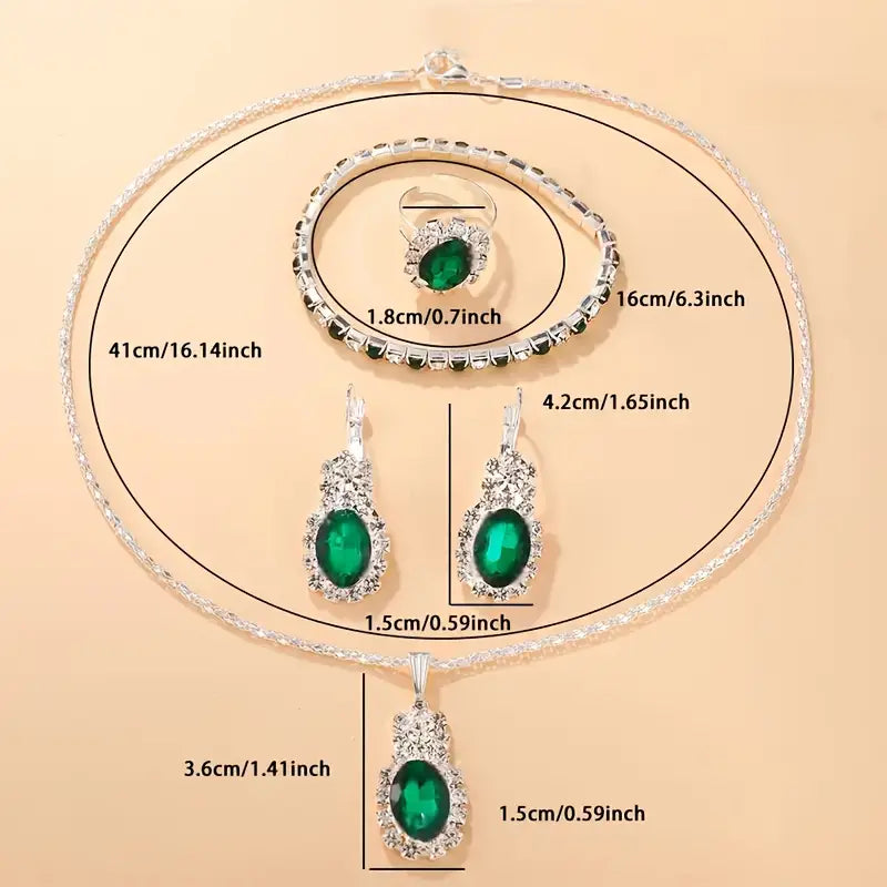 Seloria Grevalyn Jewelry Set | White Gold Maya Henry Jewelry