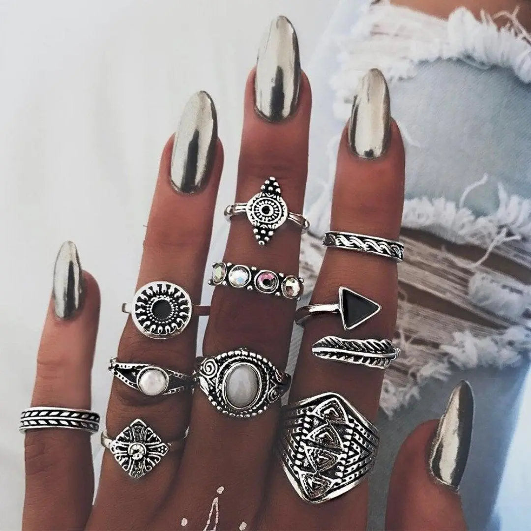 Unique Pack with 8 to 12 Rings Maya Henry Jewelry