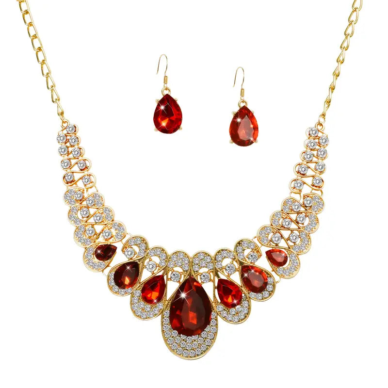 Maevina Crimselle Jewelry Set | Gold Maya Henry Jewelry