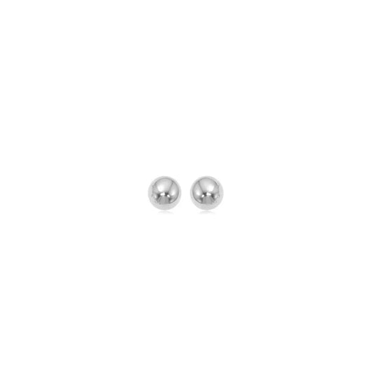 Have a ball studs | White Gold Maya Henry Jewelry