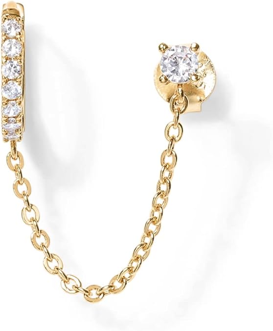 Adella Chain Earrings | Gold Maya Henry Jewelry