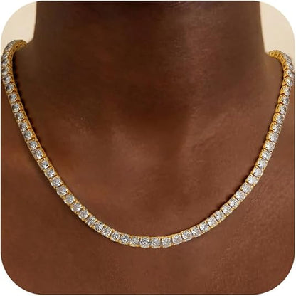 Tennis Necklace | Gold Maya Henry Jewelry