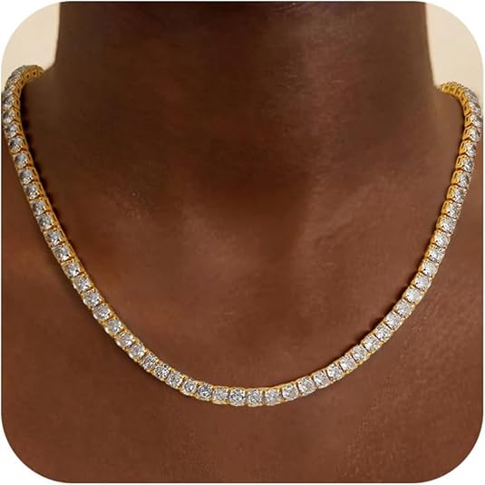 Tennis Necklace | Gold Maya Henry Jewelry