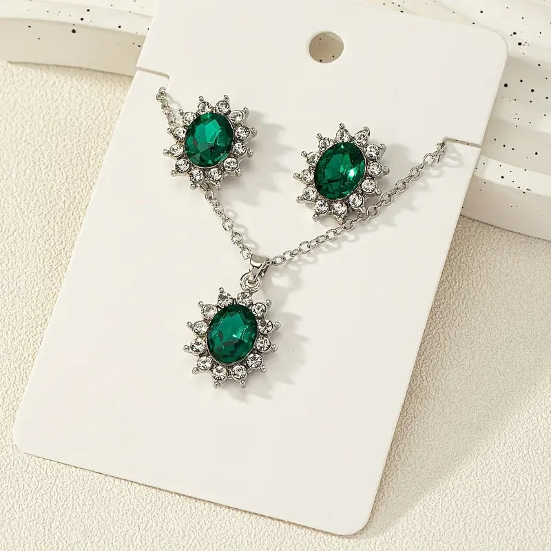 Katya Smeryn Jewelry Set | White Gold Maya Henry Jewelry