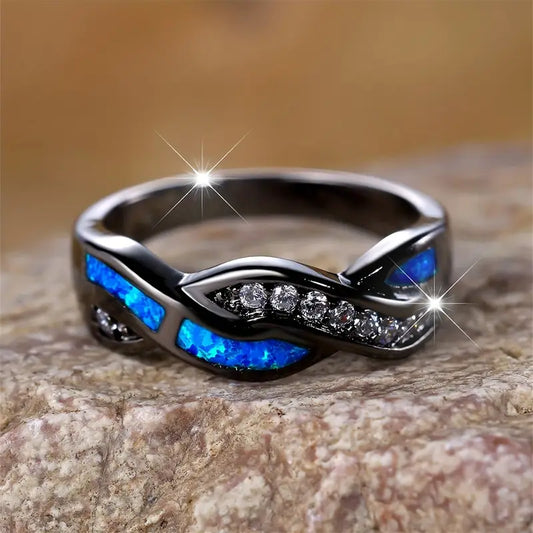 Thessia Lunebray Ring | White Gold Maya Henry Jewelry