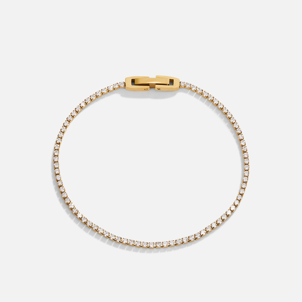 Niyah Crystal Gold Bracelet Maya Henry Jewelry