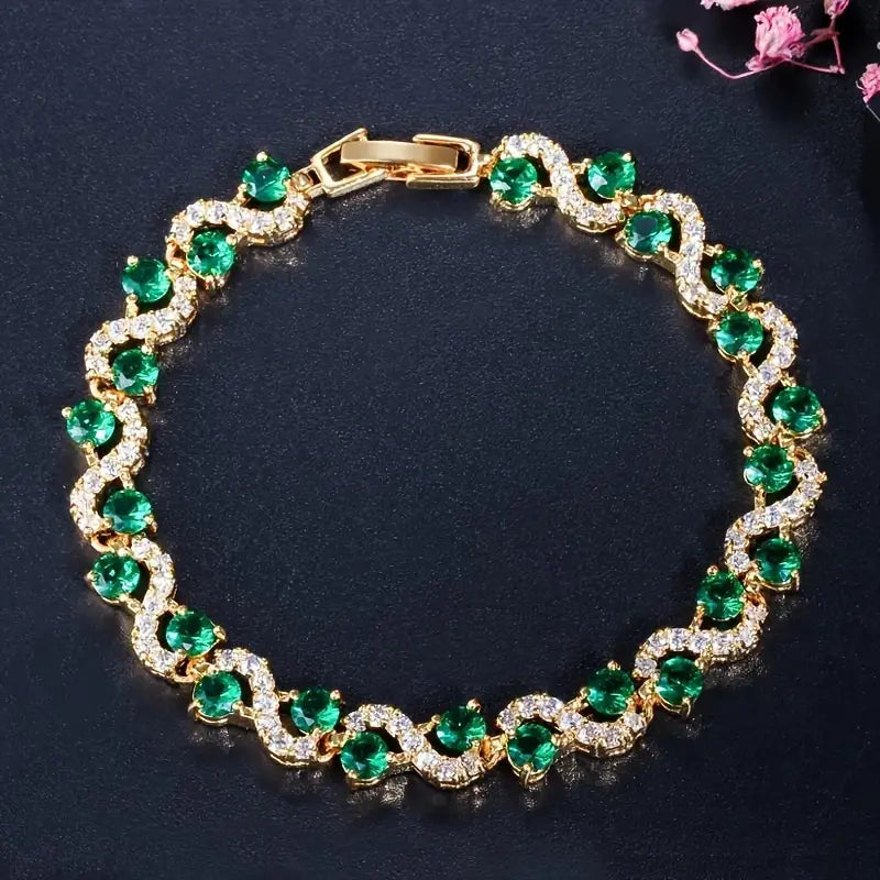 Fiora Emmeranthe Bracelet | Gold Maya Henry Jewelry