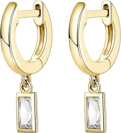 Bar Drop Earrings | Gold Maya Henry Jewelry