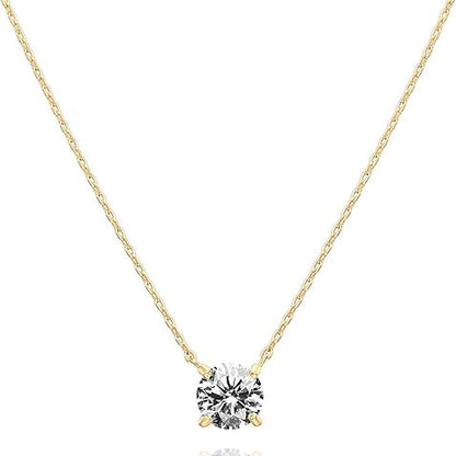 Aurora Crystal Necklace | Gold Maya Henry Jewelry