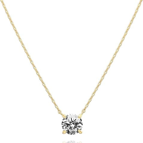 Aurora Crystal Necklace | Gold Maya Henry Jewelry
